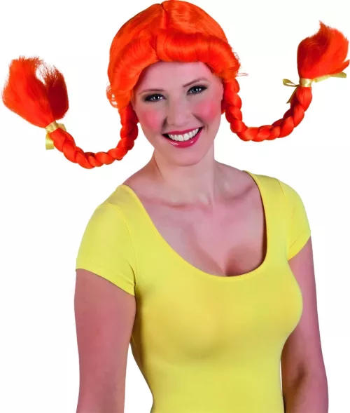 Photo du produit Perruque orange femme
