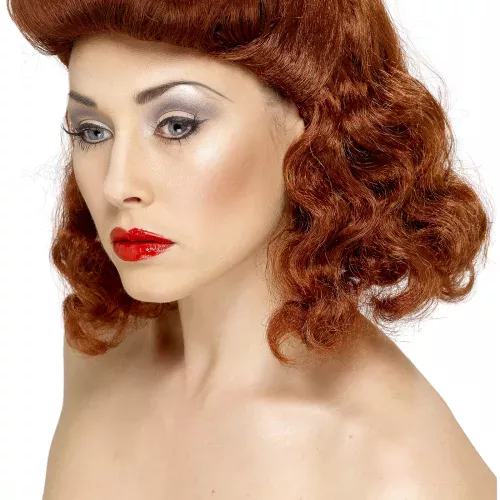 Photo du produit Perruque pin up marron femme