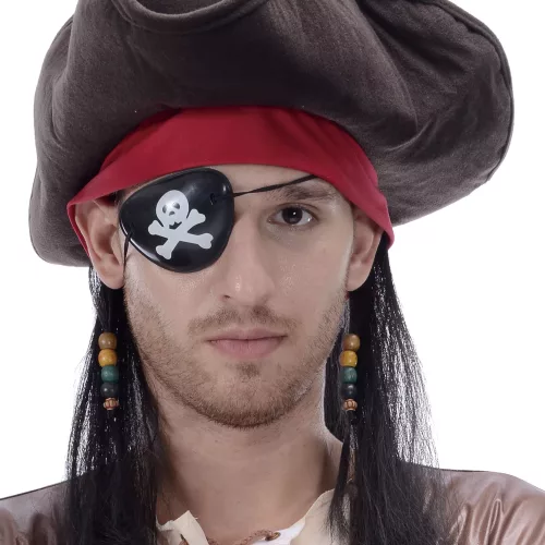 Photo du produit Perruque chapeau de pirate homme