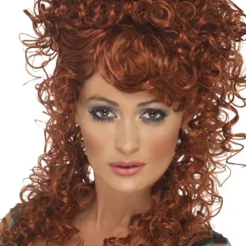 Photo du produit Perruque frisée rousse femme