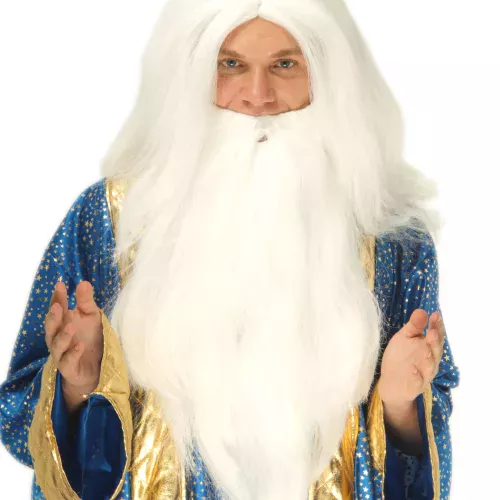 Photo du produit Perruque sorcier avec barbe homme