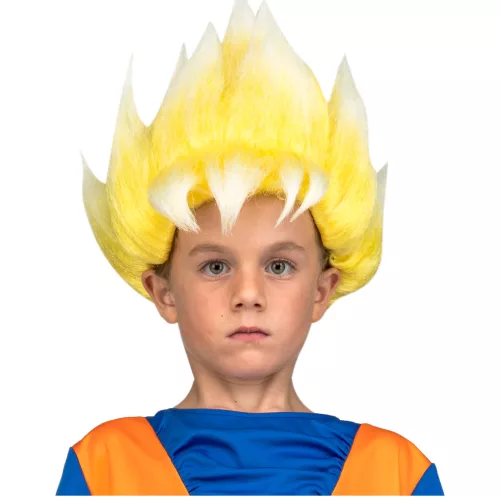 Photo du produit Perruque Super Saiyan Goku Dragon Ball enfant