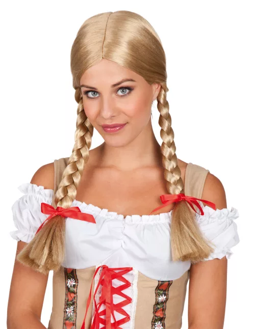 Photo du produit Perruque tressée blonde femme
