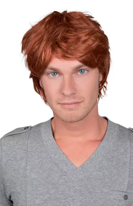 Photo du produit Perruque années 70 rousse homme