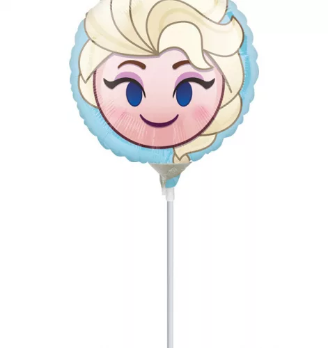 Photo du produit Petit ballon aluminium La Reine des Neiges Emoji 23 cm