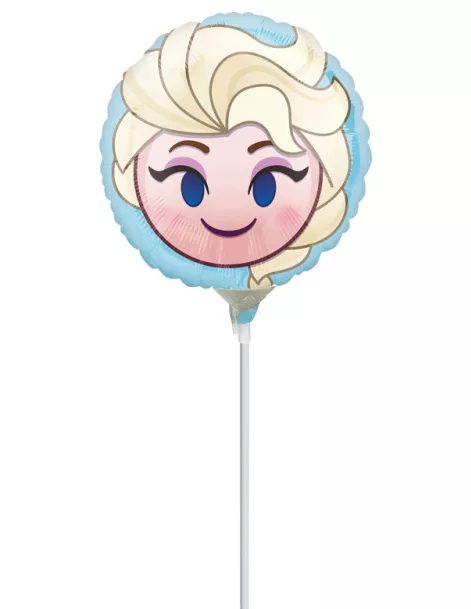 Photo du produit Petit ballon aluminium La Reine des Neiges Emoji 23 cm