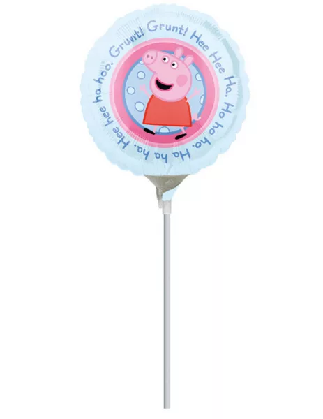 Photo du produit Petit ballon aluminium Peppa Pig 23 cm