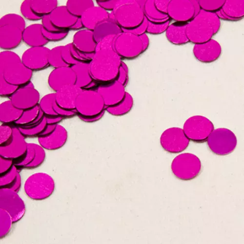 Photo du produit Confettis de table ronds fuchsia
