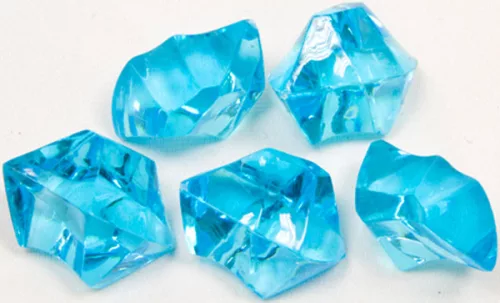 Photo du produit Pierres effet cristal turquoise 100 gr