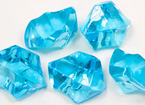 Photo du produit Pierres effet cristal turquoise 100 gr