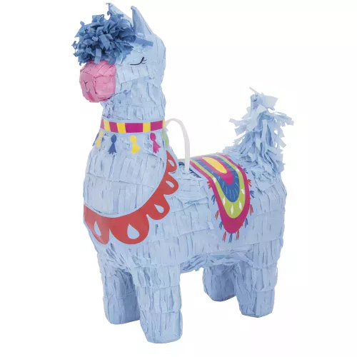 Photo du produit Mini piñata lama bleu 16 cm