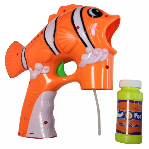 Photo du produit Pistolet à bulles en plastique poisson clown