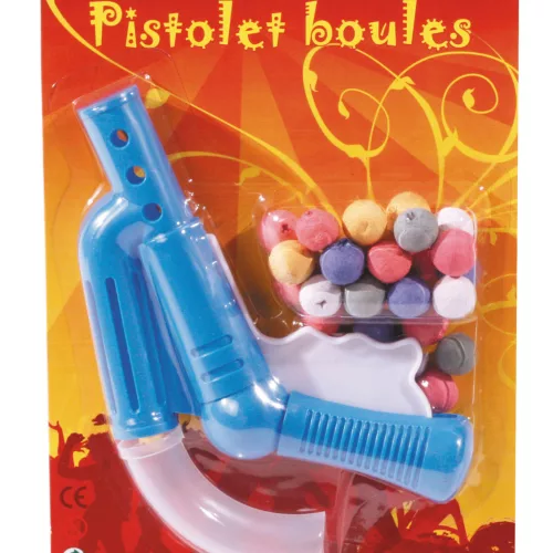 Photo du produit Faux pistolet avec 30 boules sarbacanes
