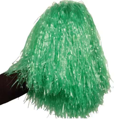 Photo du produit Pompon vert métallique