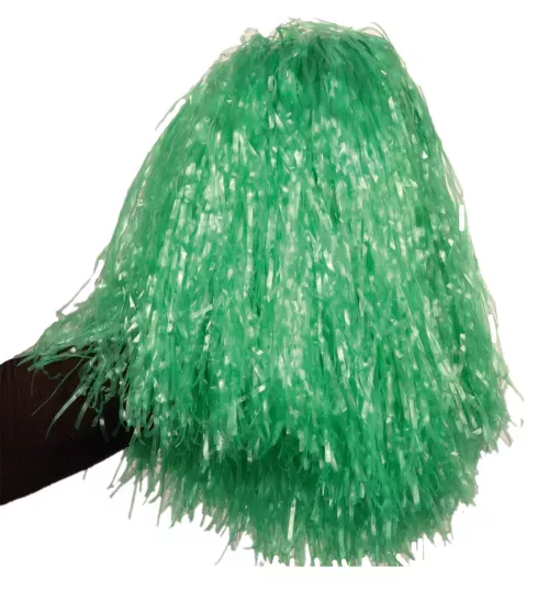 Photo du produit Pompon vert métallique