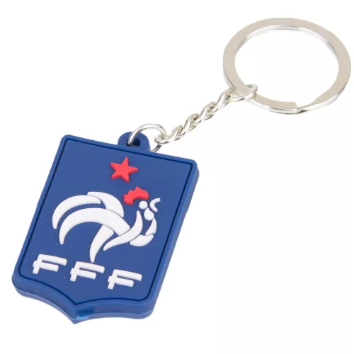 Photo du produit Porte clés silicone bleu France FFF