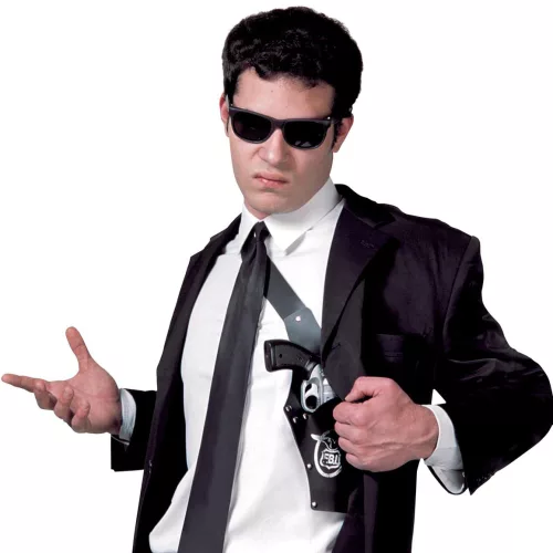 Photo du produit Porte revolver FBI adulte en plastique