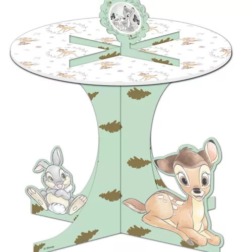 Photo du produit Présentoir à cupcakes en carton avec effet métallique premium Bambi
