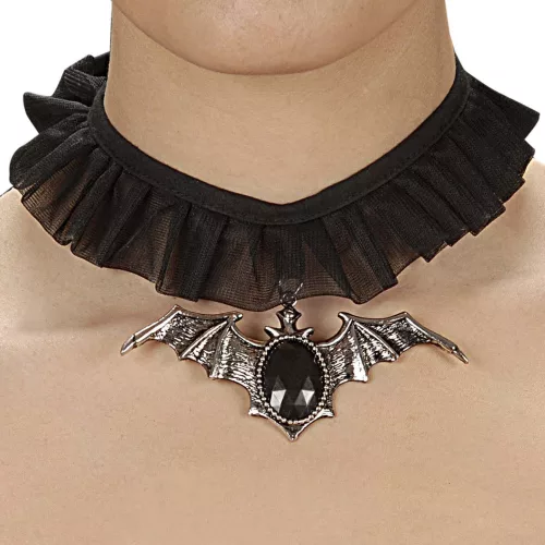 Photo du produit Ras de cou chauve-souris adulte Halloween