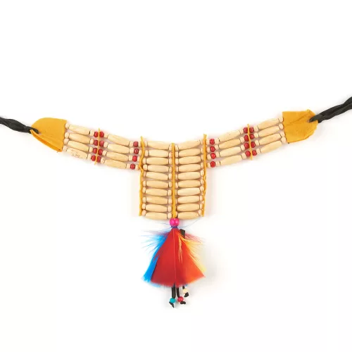 Photo du produit Ras de cou indien à plumes femme