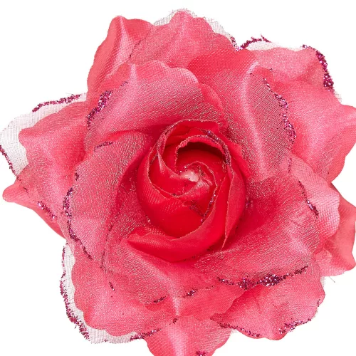 Photo du produit Rose fuschia pour cheveux femme