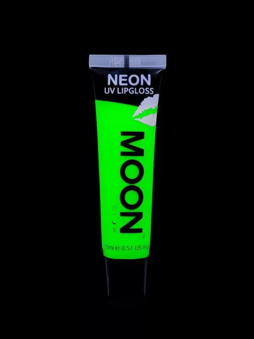 Photo du produit Rouge à lèvres vert fluo UV senteur pomme 15 ml Moonglow ©
