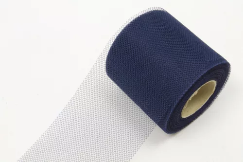 Photo du produit Rouleau de tulle bleu marine 20 mètres