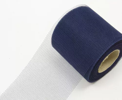 Photo du produit Rouleau de tulle bleu marine 20 mètres