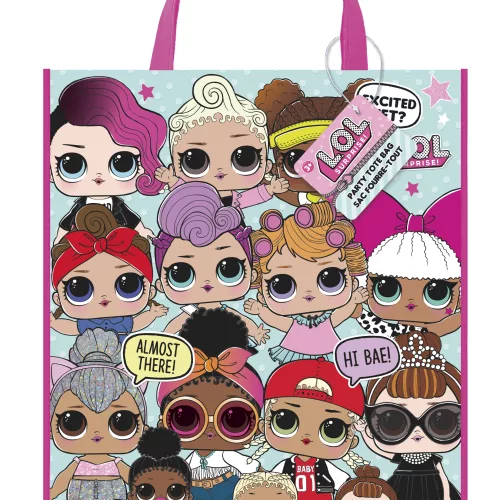 Photo du produit Sac cadeaux en plastique Lol Surprise 33 x 28 cm