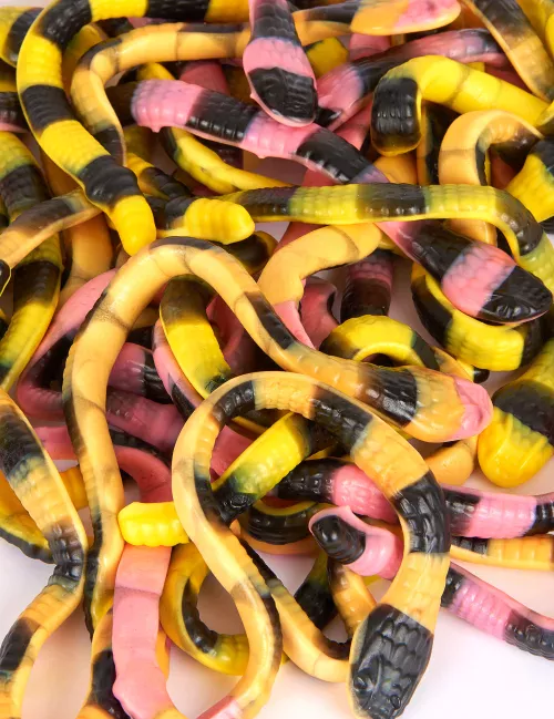 Photo du produit Sachet bonbons serpents Pit le python 1 kg