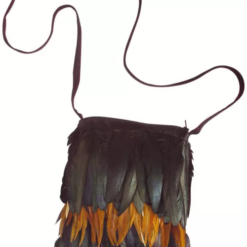 Photo du produit Sacoche indienne plumes