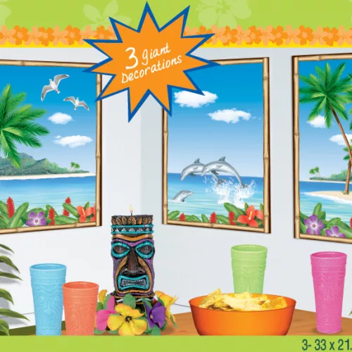 Photo du produit Décorations murales île paradisiaque