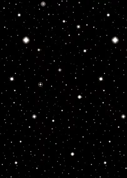 Photo du produit Décoration murale nuit étoilée 1.2 x 12.2 m