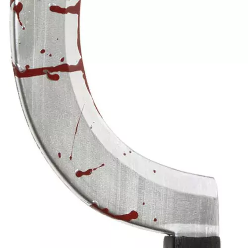 Photo du produit Serpe sanglante en plastique Halloween
