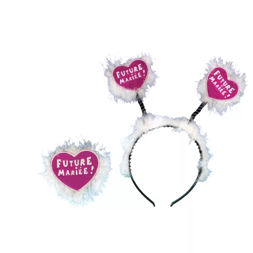 Photo du produit Serre-tête plumes mariée