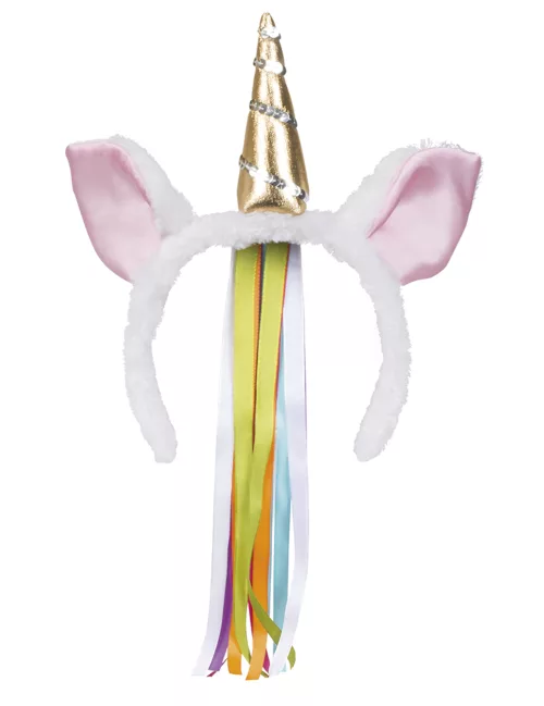 Photo du produit Serre-tête licorne avec bandes flashy femme