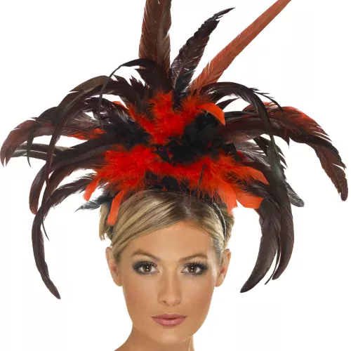 Photo du produit Serre tête cabaret plumes adulte
