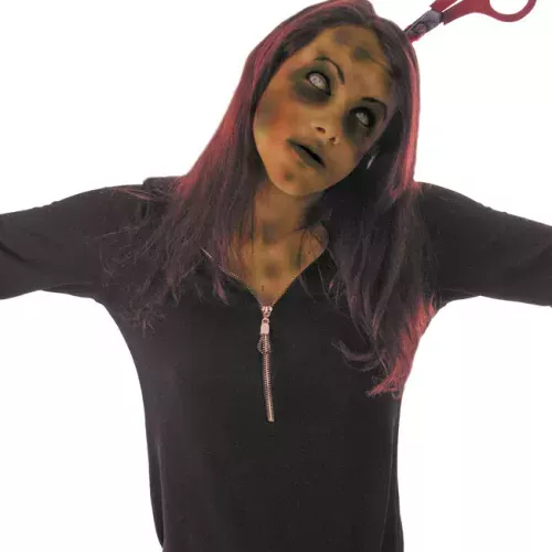 Photo du produit Serre-tête ciseaux ensanglantés adulte Halloween