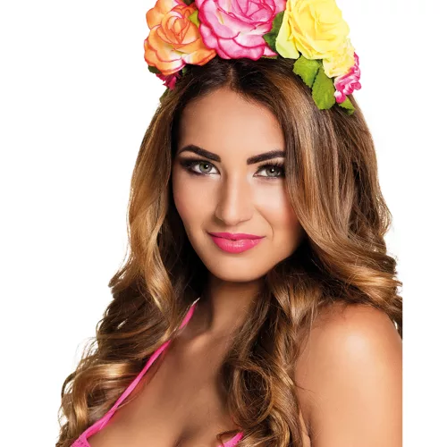 Photo du produit Serre-tête fleurs colorées femme