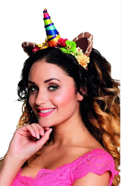 Photo du produit Serre tête licorne de la jungle adulte