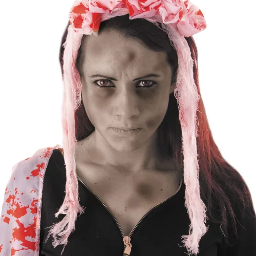Photo du produit Serre-tête mariée ensanglantée adulte Halloween