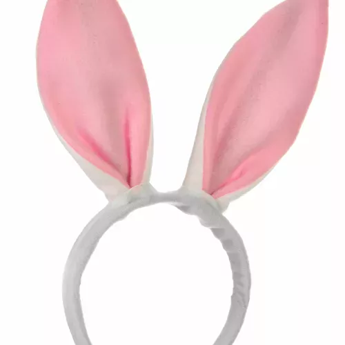 Photo du produit Serre-tête oreilles roses de lapin enfant