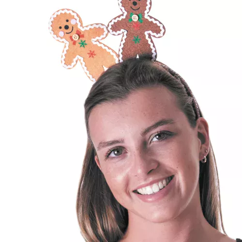 Photo du produit Serre-tête pain d'épices adulte Noël
