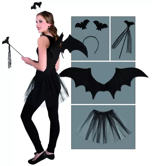 Photo du produit Set chauve-souris adulte