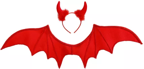 Photo du produit Set démon rouge Halloween