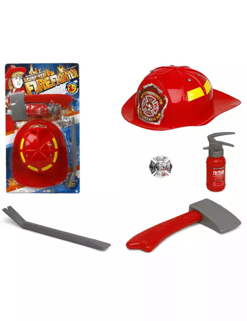 Photo du produit Set pompier en plastique pour enfant