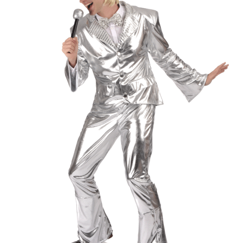 Photo du produit Déguisement Disco Argent brillant Homme