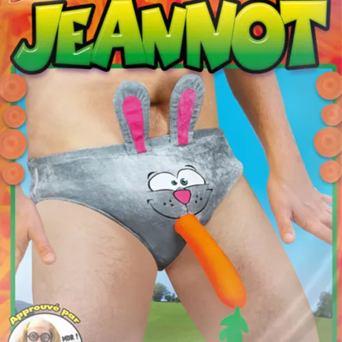 Photo du produit Slip humoristique tête de lapin