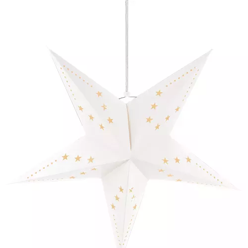 Photo du produit Suspension étoile blanche 60 cm