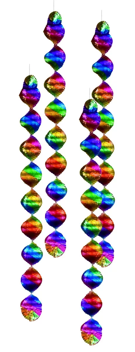 Photo du produit 4 Suspensions spirales multicolores